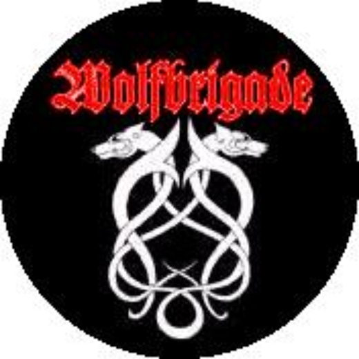 Wolfbrigade Motiv 1 Anstecker mit Sicherheitsnadel Ø 25 mm