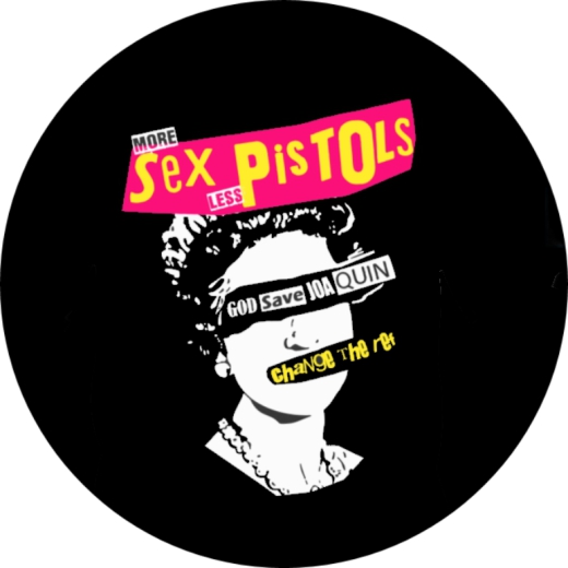 Sex Pistols, The Sex Pistols Motiv 26 Anstecker mit Sicherheitsnadel Ø 25mm