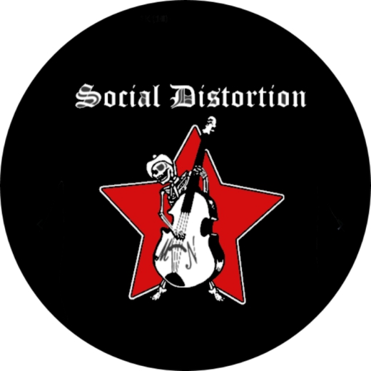 Social Distortion Motiv 01 Anstecker mit Sicherheitsnadel Ø 25mm