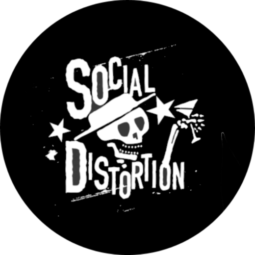 Social Distortion Motiv 09 Anstecker mit Sicherheitsnadel Ø 25mm