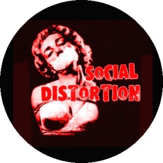 Social Distortion Motiv 06 Anstecker mit Sicherheitsnadel Ø 25mm