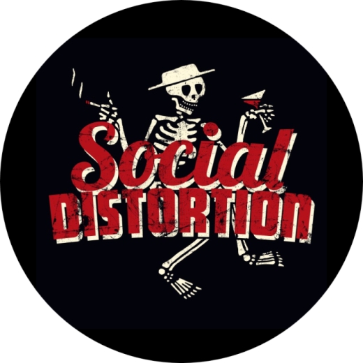 Social Distortion Motiv 05 Anstecker mit Sicherheitsnadel Ø 25mm