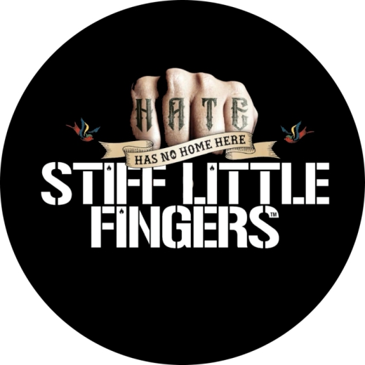 Stiff Little Fingers Motiv 1 Anstecker mit Sicherheitsnadel Ø 25mm