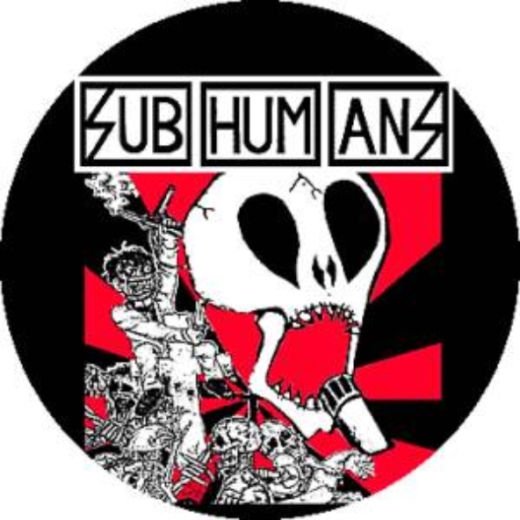 Subhumans Motiv 5 Anstecker mit Sicherheitsnadel Ø 25 mm