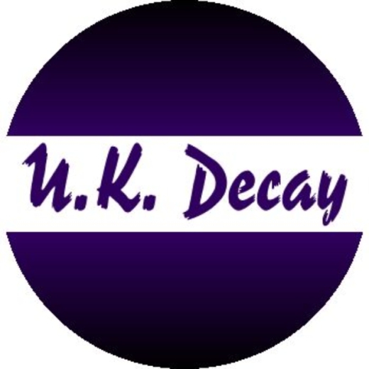 U.K. Decay Motiv 1 Anstecker mit Sicherheitsnadel Ø 25mm