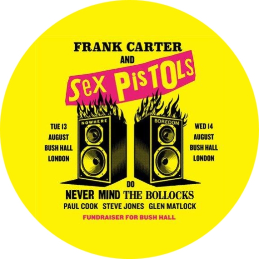 Sex Pistols, The Sex Pistols & Frank Carter Motiv 28 Anstecker mit Sicherheitsnadel Ø 25mm