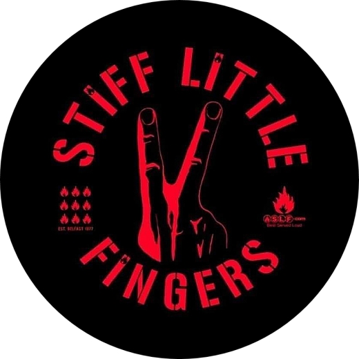 Stiff Little Fingers Motiv 5 Anstecker mit Sicherheitsnadel Ø 25mm