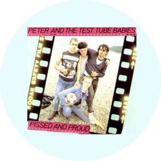 Peter And The Test Tube Babies Motiv 3 mit Sicherheitsnadel Ø 25mm