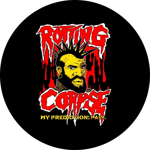 Rotting Corpse Motiv 1 Anstecker mit Sicherheitsnadel Ø 25mm