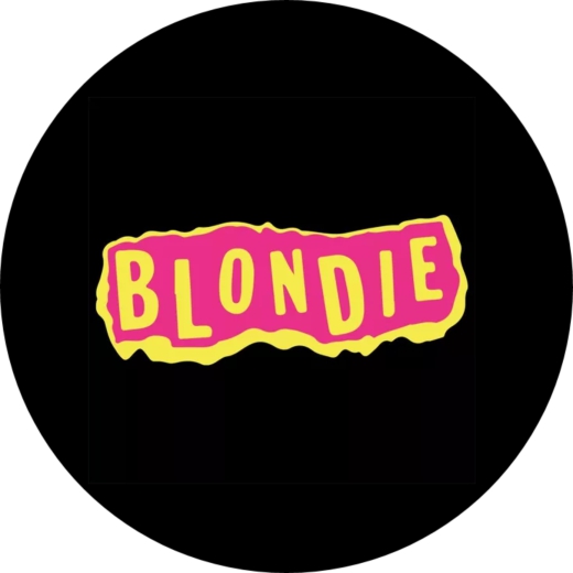 Blondie Motiv 1 Debbie Harry Anstecker mit Sicherheitsnadel Ø 25mm