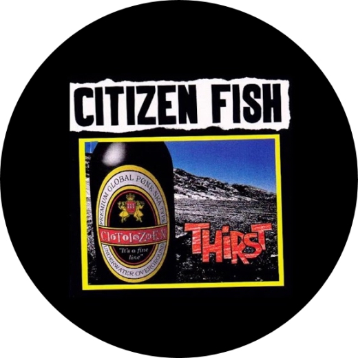 Citizen Fish Motiv 1 Anstecker mit Sicherheitsnadel Ø 25mm