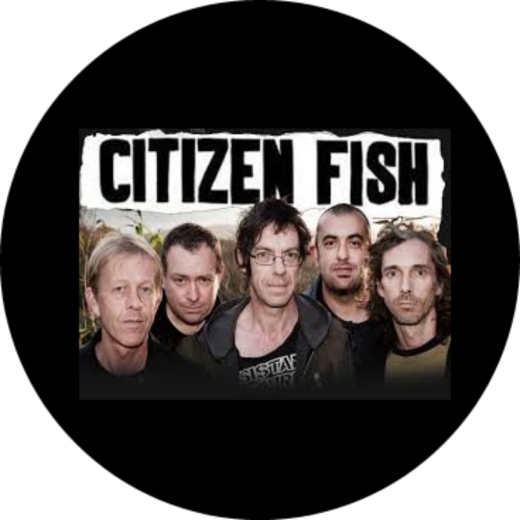 Citizen Fish Motiv 3 Anstecker mit Sicherheitsnadel Ø 25mm