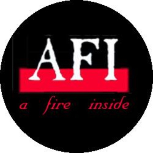 AFI (A Fire Inside) Motiv 1 Anstecker mit Sicherheitsnadel Ø 25mm