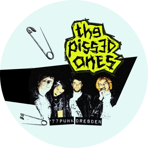 Pissed Ones, The Pissed Ones Motiv 2 Anstecker mit Sicherheitsnadel Ø 25mm