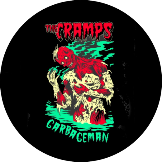 Cramps, The Motiv 5 Anstecker mit Sicherheitsnadel Ø 25 mm