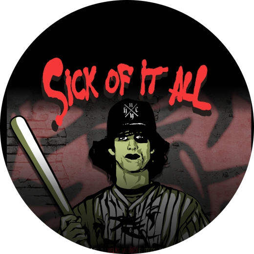 Sick Of It All Motiv 2 Anstecker mit Sicherheitsnadel Ø 25 mm