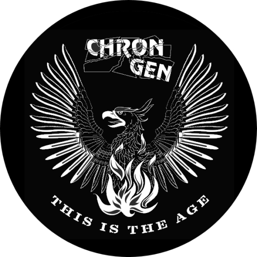 Chron Gen Chronic Generation Motiv 4 Anstecker mit Sicherheitsnadel Ø 25mm