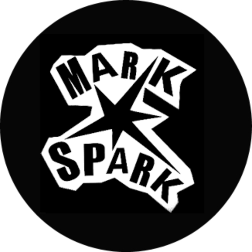 Mark Spark Motiv 1 Anstecker mit Sicherheitsnadel Ø 25mm