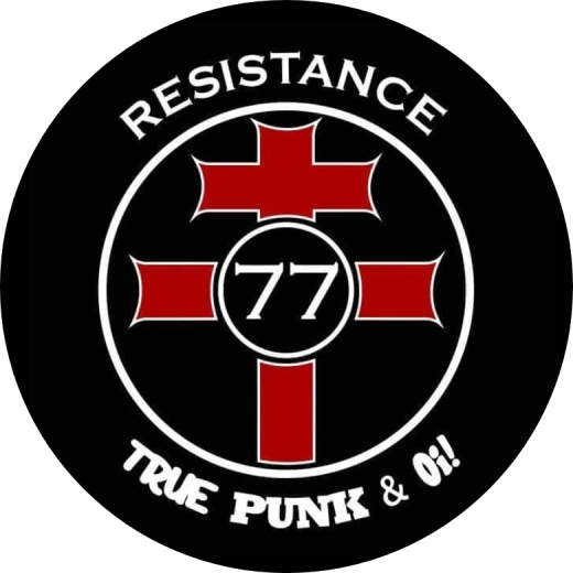 Resistance 77 Motiv 3 Anstecker mit Sicherheitsnadel Ø 25mm