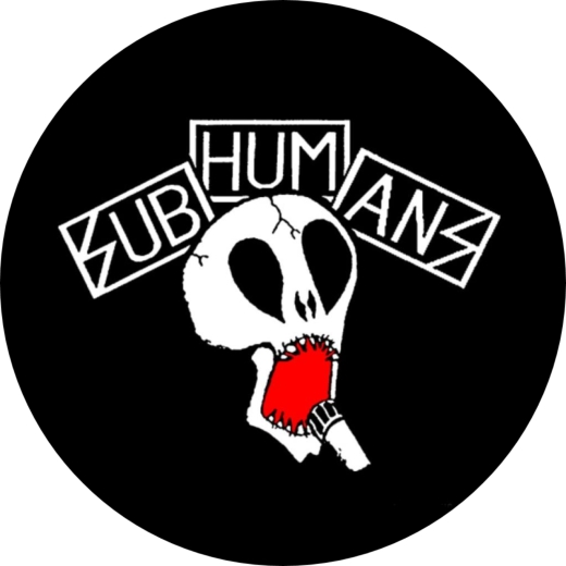 Subhumans Motiv 1 Anstecker mit Sicherheitsnadel Ø 25 mm