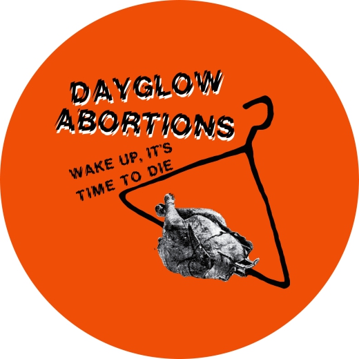 Dayglo Abortions Motiv 4 Anstecker mit Sicherheitsnadel Ø 25mm