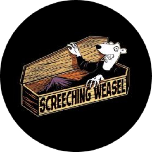 Screeching Weasel Motiv 03 Anstecker mit Sicherheitsnadel Ø 25mm