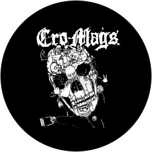 Cro-Mags Motiv 1 Anstecker mit Sicherheitsnadel Ø 25mm