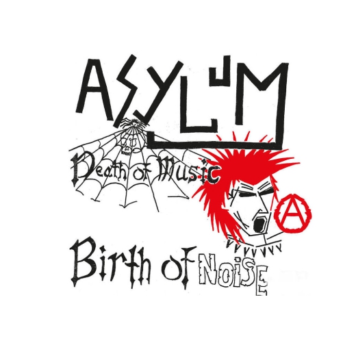 Asylum Motiv 1 Anarcho-Punk U.K. Anstecker mit Sicherheitsnadel Ø 25mm