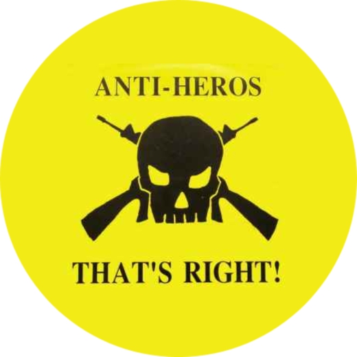 Anti-Heros Motiv 1 Anstecker mit Sicherheitsnadel Ø 25mm