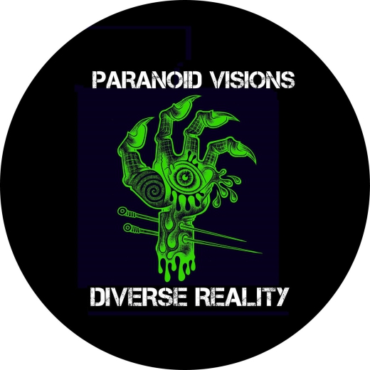 Paranoid Visions Motiv 1 Anstecker mit Sicherheitsnadel Ø 25mm