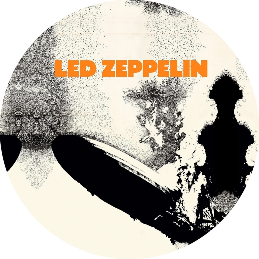 Led Zeppelin Motiv 1 Anstecker mit Sicherheitsnadel Ø 25mm