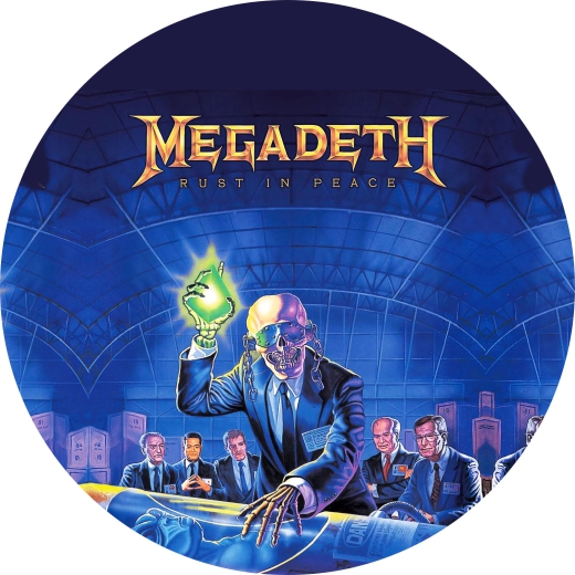 Megadeth Motiv 3 Anstecker mit Sicherheitsnadel Ø 25mm