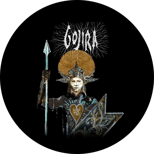 Gojira Motiv 1 Anstecker mit Sicherheitsnadel Ø 25mm