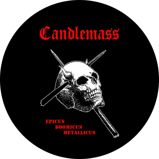 Candlemass Motiv 1 Anstecker mit Sicherheitsnadel Ø 25mm