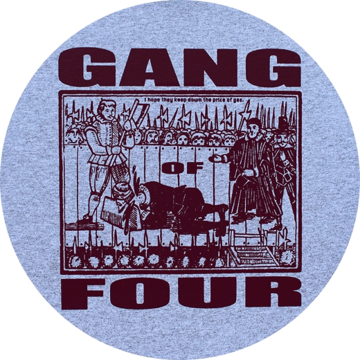 Gang Of Four Motiv 3 Anstecker mit Sicherheitsnadel Ø 25mm