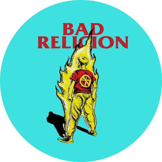 Bad Religion Motiv 6 Anstecker mit Sicherheitsnadel Ø 25mm