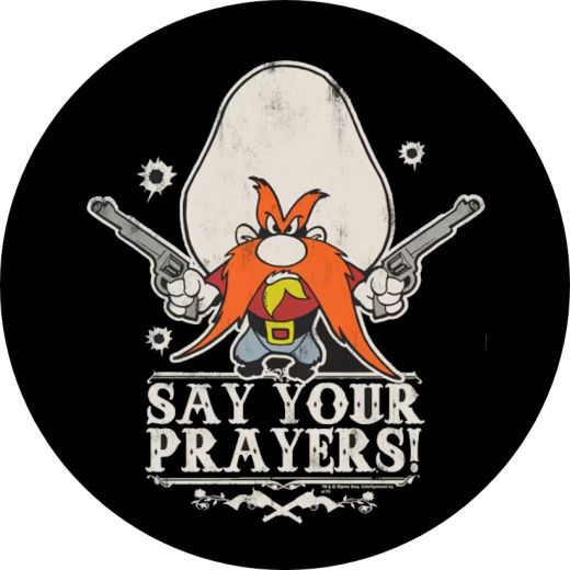 Looney Tunes Motiv 1 Yosemite Sam Anstecker mit Sicherheitsnadel Ø 25mm