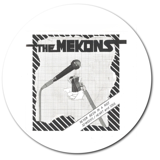 Mekons, The Mekons Motiv 4 Anstecker mit Sicherheitsnadel Ø 25mm