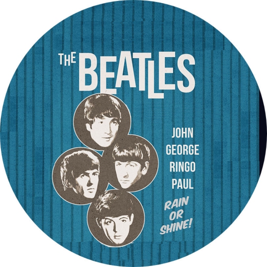 Beatles, The Beatles Motiv 1 Anstecker mit Sicherheitsnadel Ø 25mm