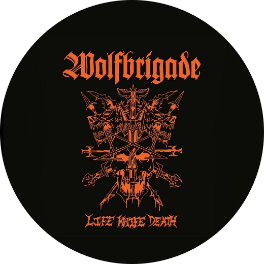 Wolfbrigade Motiv 4 Anstecker mit Sicherheitsnadel Ø 25 mm