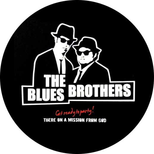 Blues Brothers, The Blues Brothers Motiv 3 Anstecker mit Sicherheitsnadel Ø 25mm