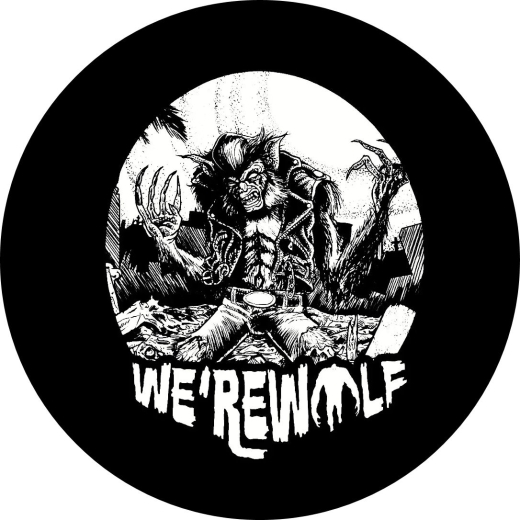 Werewolf Motiv 2 Anstecker mit Sicherheitsnadel Ø 25mm