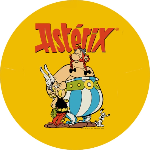 Asterix, Obelix und Idefix Motiv 1 Anstecker mit Sicherheitsnadel Ø 25mm