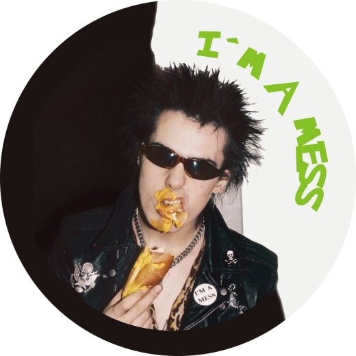 Vicious, Sid Vicious Motiv A Anstecker mit Sicherheitsnadel Ø 25mm