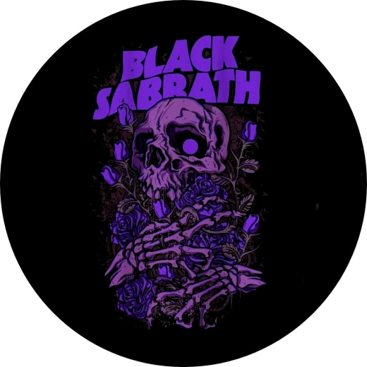 Black Sabbath Motiv 8 Anstecker mit Sicherheitsnadel Ø 25 mm