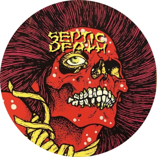 Septic Death Motiv 04 Anstecker mit Sicherheitsnadel Ø 25mm