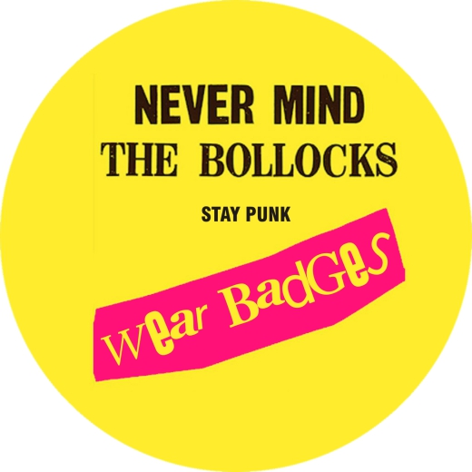 Never mind... Stay Punk Wear Badges Motiv 2 Anstecker mit Sicherheitsnadel Ø 25mm