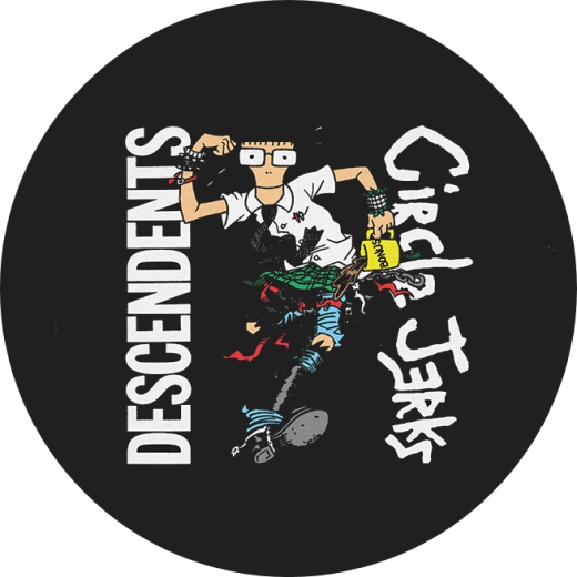 Descendants / Circle Jerks Tourmotiv 2024 Anstecker mit Sicherheitsnadel Ø 25 mm