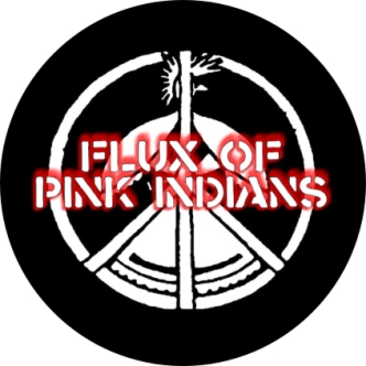 Flüx Of Pink Indians Motiv 2 Anstecker mit Sicherheitsnadel Ø 25 mm