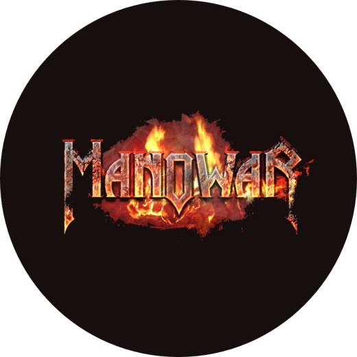 Manowar Motiv 3 Anstecker mit Sicherheitsnadel Ø 25mm